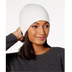 Charter Club Fair Isle Reversible Beanie Ivory